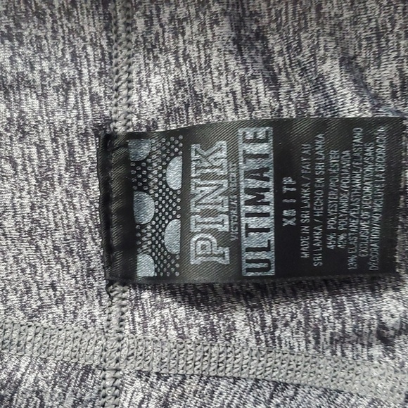 Pink cropped leggings grey  xs - Picture 4 of 5